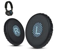 Krone Kalpasmos Coussinets de Rechange pour Casques Bose on-Ear 2 (OE2, OE2i), SoundLink et SoundTrue on-Ear - Cuir Souple et Mousse à mémoire de Forme - OE2-Bleu Clair, Noir