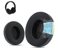 Krone Kalpasmos Coussinets de rechange pour HyperX Cloud 1/2/WIRELESS/ALPHA/ALPHA S/CORE/Stinger/Flight/Mix, compatibles avec Arctis 3/5/7/9, G Pro X, grands coussinets ovales en gel rafraîchissant