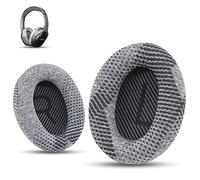 Krone Kalpasmos Coussinets de Remplacement, compatibles avec Bose QuietComfort 35 II /QC45/QC35/QC25/ QC2/QC15/Ae2/Ae2i /Ae2w/SoundTrue et SoundLink,en Tissu et Mousse à mémoire Couleur-Toiles Noires