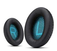 Krone Kalpasmos Bose QC Coussinets de Rechange pour Casque Quietcomfort QC15/QC25/QC35/Ae2/Ae2i/Ae2w Coussinets d'oreille en Mousse à mémoire de Forme Noir