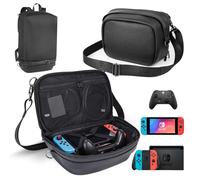 Krone Kalpasmos Étui de transport pour Nintendo Switch/Switch OLED (2021)/Switch Console Pro, sac de transport de protection compatible avec la station d'accueil ROG Ally