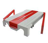 Kronen Hansa Doc Dustfree Planche à découper pour carrelage et dalles à réduction de poussière (table de découpe pour carrelage pour aspiration de poussière, guide de coupe 40 x 2,2 cm)