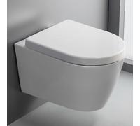 Kronenbach Tube cuvette de wc suspendue oui blanc KB15100TU