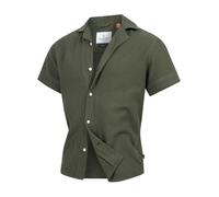 KRONSTADT KSAvery Chemise à manches courtes en mousseline pour homme, army, S