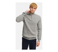 Kronstadt - KSDorsey Half Zip Knit - Homme - Pulls - Gris - Taille: 2XL