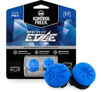 KrontrolFreek FPS Freek Edge pour Manette PlayStation 4 (PS4) et PlayStation 5 (PS5) Manette des Performance 1 Haut et Convexe, 1 bas et convexe Bleu