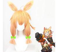 Kroos Cosplay perruques jeu Arknights Orange jaune dégradé prêle cheveux résistants à la chaleur pour Halloween fête carnaval perruque et coiffure