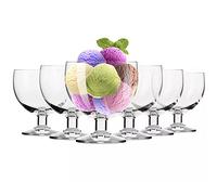 Krosno Coupe à Glacée | Verre à Glacée Dessert | Lot de 6 Coupelles | 350 ml | Collection Tasting | Lavable au Lave-Vaisselle