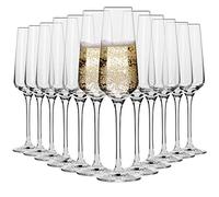 Krosno Flûtes à Champagne Lot de 12, 200 ml, Collection Avant-Garde