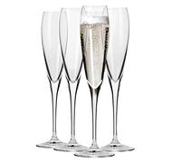 Krosno Flûtes à Champagne Lot de 4, 170 ml, Collection Perla