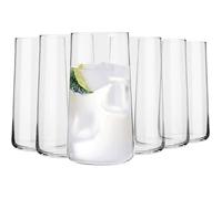Krosno Grand Verre à Eau , Cocktail, Coca Cola, Jus, Mojito - Highball - Lot de 6 Gobelets - 550 ml - Collection Avant-Garde
