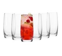 Krosno Grand Verre à Eau Rhum Cocktail Coca Cola Mojito Jus - Highball - Lot de 6 Verres - 410 ml - Collection Blended