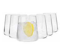 Krosno Grand Verre à Eau Rhum Cocktail Coca Cola Mojito Jus - Tumbler - Lot de 6 Gobelets - 430 ml - Collection Avant-Garde