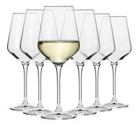 Krosno Grand Verre à Vin Blanc en Cristal - Lot de 6 Verres - 390 ml - Collection Avant-Garde - Lavable au Lave-Vaisselle