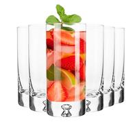 KROSNO Lagrima Verres Long Drink 300 ml, Lot de 6 Verres Hauts
