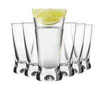 Krosno | Lot de 6 verres à liqueur | Lot de 6 x 50 ml | Collection X-Line | Cristal sans plomb | Fond épais avec vessie d'air | Sorcière confortable | Forme universelle | Passe au lave-vaisselle