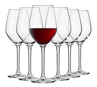 Krosno Petite Verre à Vin Rouge | Lot de 6 | 300 ML | Collection Splendour | Parfait la Maison, Les Restaurants Les Fêtes | Lavable au Lave-vaisselle