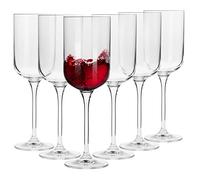 KROSNO Petite Verre à Vin Rouge | Lot de 6 | 350 ML | Collection Glamour | Parfait la Maison, Les Restaurants, Les Fêtes