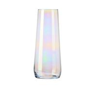 Krosno Vase / Carafe arc-en-ciel de 24 cm, verre irisé, verrerie polyvalente faite à la main, idéal pour les arrangements floraux ou le service de boissons, design unique, fabriqué en Europe