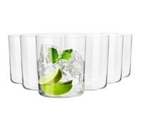 Krosno Verre à Cidre Eau Jus Coca Cola Mojito Cocktail - Lot de 6 Gobelets 570 ml - Collection Mixology - Lavable au Lave-Vaisselle