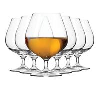 Krosno Verre à Cognac Brandy Whisky Degustation - Lot de 6 Verres - 590 ml - Collection Harmony - Lavable au Lave-Vaisselle