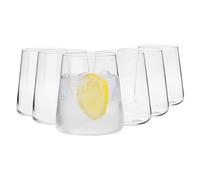 Krosno Verre à Eau Gin Jus | Lot de 6 | 430 ML | Collection Avant-Garde | Parfait la Maison, Les Restaurants, Les Fêtes | Lavable au Lave-vaisselle