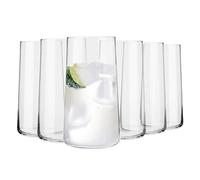 Krosno Verre à Eau Jus Highball | Lot de 6 | 540 ML | Collection Avant-Garde | Parfait la Maison, Les Restaurants Les Fêtes | Lavable au Lave-vaisselle