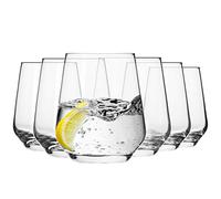 Krosno Verre à Eau Jus | Lot de 6 | 400 ML | Collection Splendour | Parfait la Maison, Les Restaurants, Les Fêtes | Lavable au Lave-vaisselle