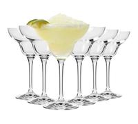 Krosno Verre à Margarita Cocktail en Cristal - Lot de 6 Verres - 270 ml - Collection Avant-Garde - Lavable au Lave-Vaisselle