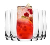 Krosno - Verres à Boissons 410 ml - Lot de 6 - Collection Blended - Cristal Sans Plomb - Verres Polyvalents pour l’Eau, les Jus et les Cocktails