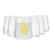 Krosno - Verres à Eau, Jus, Cocktails et Boissons 430 ml - Lot de 6 - Collection Avant-Garde - Cristal Sans Plomb - Design Moderne