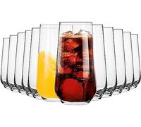 Krosno Verres à Eau, Long Drink Lot de 12, 490 ml, Collection Splendour