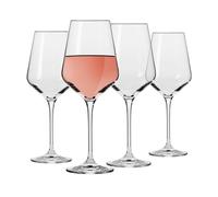 KROSNO Verres à Vin Blanc Lot de 4, 450 ml, Collection Avant-Garde | Verre à vin rouge, rosé, chardonnay, cocktail, Verrerie élégants, Cristal sans plomb, Compatibles lave-vaisselle, Idée cadeau