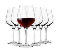 Krosno Verres à Vin Burgundy Lot de 6, 900 ml, Collection Splendour | Grand verres à vin rouge, aperol, cocktail, Cristal sans plomb, Compatibles lave-vaisselle, Verrerie élégants, Idée cadeau
