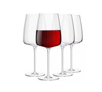 Krosno Verres à vin rouge | Lot de 4 | 600 ml | Collection Modern | Verres à boire cadeau de mariage | Parfait pour la maison, les restaurants et la cuisine | Lavable au lave-vaisselle