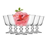 Krosno Verres Coupe Glacée Dessert Mise en Bouche | Lot de 6 | 380 ML | Collection Krista | Parfait la Maison, Les Restaurants, Les Fêtes | Lavable au Lave-vaisselle