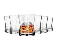 Krosno Whiskey Verres | Ensemble De 6 | 290 ML | Collection X-Line | Parfait Pour La Maison, Les Restaurants Et Les Fêtes | Va Au Lave-Vaisselle