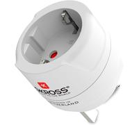 Kross 1.500230-E Europe Vers Royaume-Uni Adaptateur De Voyage Europe Vers Royaume-Uni - Tension Et Puissance : 100V - 1300W / 250V - 3250W - Protection Anti-Choc Électrique[Z120]