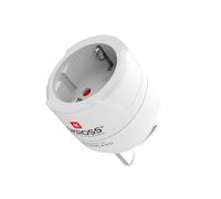 KROSS | 1.500230-E | Europe vers Royaume-Uni | Adaptateur de voyage Europe vers Royaume-Uni - Tension et puissance : 100V - 1300W / 250V - 3250W - Protection anti-choc électrique