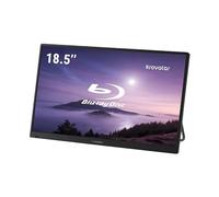 Krovatar Lecteur de disque Blu-Ray FHD IPS 1080p avec moniteur, prend en charge la lecture de disques Blu-ray/DVD/CD, entrée de type C et entrée HDMI pour téléphone/commutateur/tablette, lecture USB