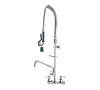 Krowne 17-109WL Royal Series Kit pré-rinçage mural avec robinet complémentaire, bec de 30,5 cm, faible plomb