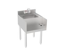 Krowne 18-18BD - 1800 Series - Mélangeur/évier de chasse modulaire de 18 pouces