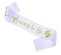 KroY PecoeD 1 écharpe Mom to Be pour fête prénatale, grossesse, maman, futuriste, maman.