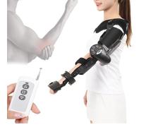 KRQDBCZ Exerciteur électrique pour coude, Dispositif de rééducation articulaire, Support de coude articulé, Appareil d'exercice pour Bras destiné aux Patients hémiplégiques Suite à Un AVC (Left Arm)