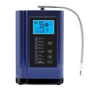 KRQDBCZ Machine à Eau alcaline Ioniseur d'eau Valeur v 7 réglages de qualité de l'eau Teneur en hydrogène jusqu'à 1300ppb 8000 litres par Filtre Nettoyage Automatique (Blue)