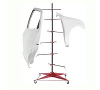 KRQDBCZ Support de Peinture de Porte de Voiture réglable, Porte-Peinture en aérosol de Porte Automatique en Acier au Carbone, Support de Panneau Universel, Poteau Central réglable (75 * 75 * 180cm)
