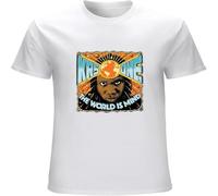 KRS One The World is Mind Men's T-Shirt Unisex Mens Tees White XXL
