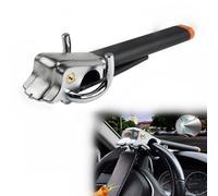 KRTHNI Canne Antivol Voiture Bloque Volant, pour Nissan Juke 2019-2024, Barre Bloque Volant, Robuste, Ajustement Universel, 2 Clés,B-Black