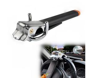 KRTHNI Canne Antivol Voiture Bloque Volant, pour Saturn Relay, Barre Bloque Volant, Robuste, Ajustement Universel, 2 Clés,B-Black