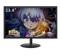 KRTXTISO Moniteur PC 23,8" LED 1080P Full HD Low Blue Light 75Hz IPS Moniteur de bureau HDMI VGA Installation VESA